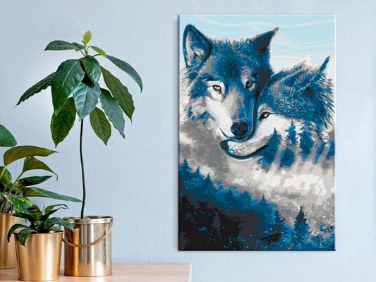 Quadro fai da te - Wolves in Love
