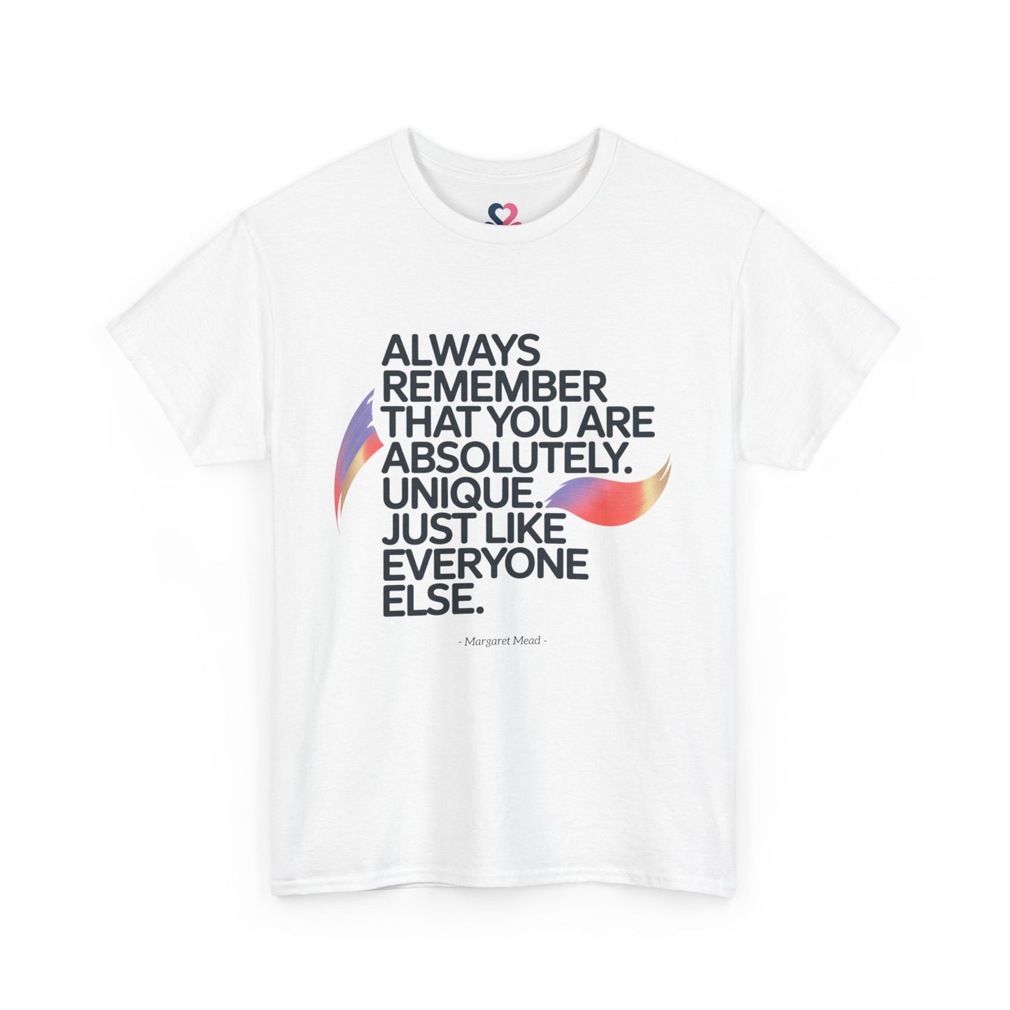 Unisex T-shirt, Famous Quote, Mindfulness, Wellbeing, model IV