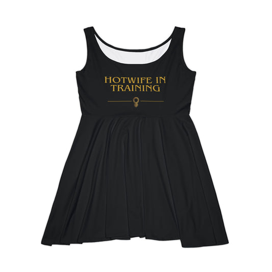 Women's Skater Dress - Hotwife in Training, Cute Summer Dress, Casual [...]