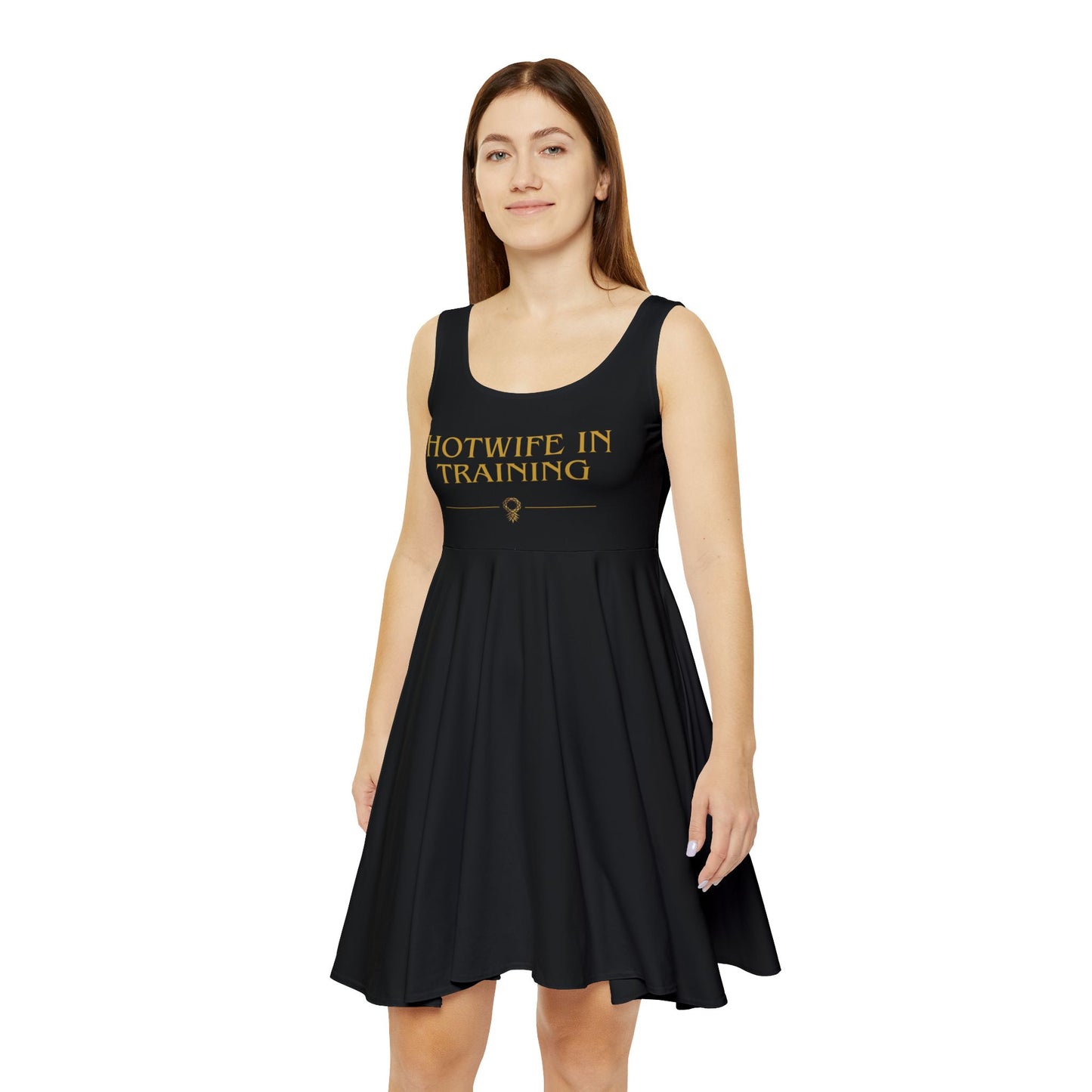 Women's Skater Dress - Hotwife in Training, Cute Summer Dress, Casual [...]
