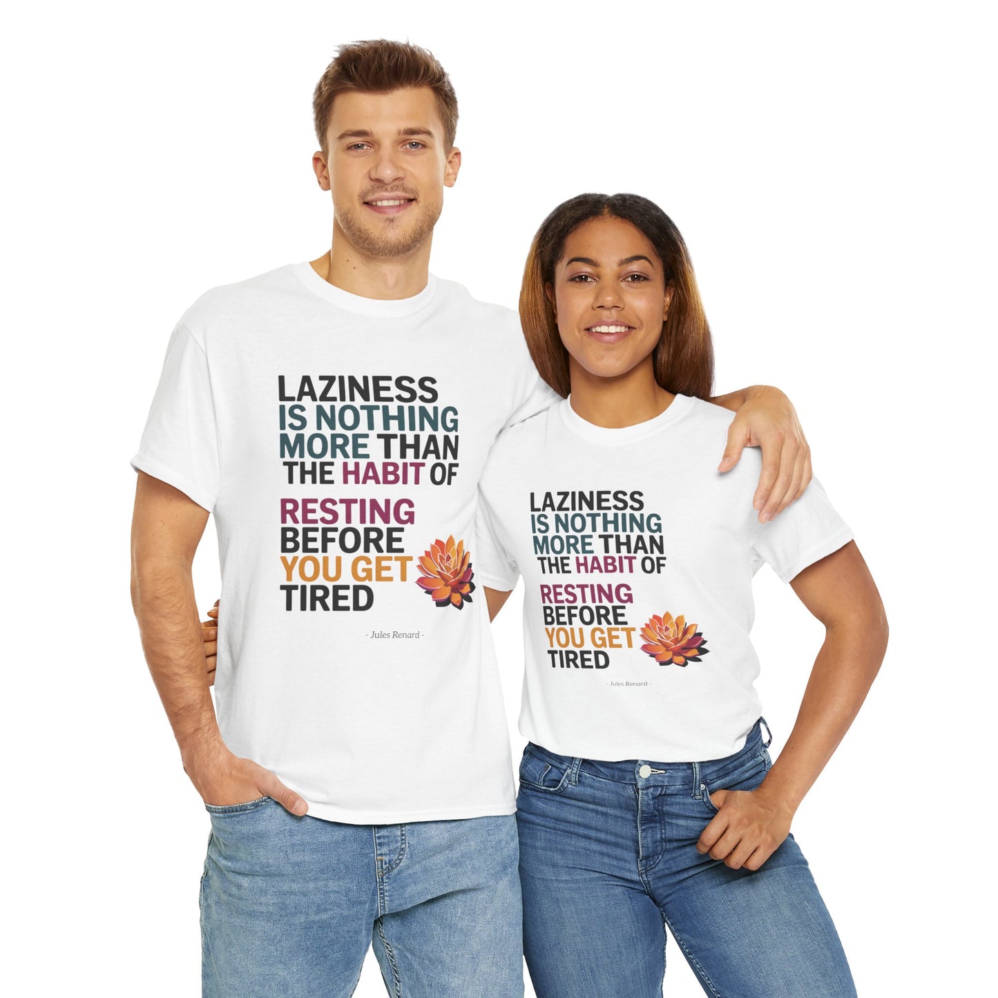 Unisex T-shirt, Famous Quote, Mindfulness, Wellbeing, model VIII